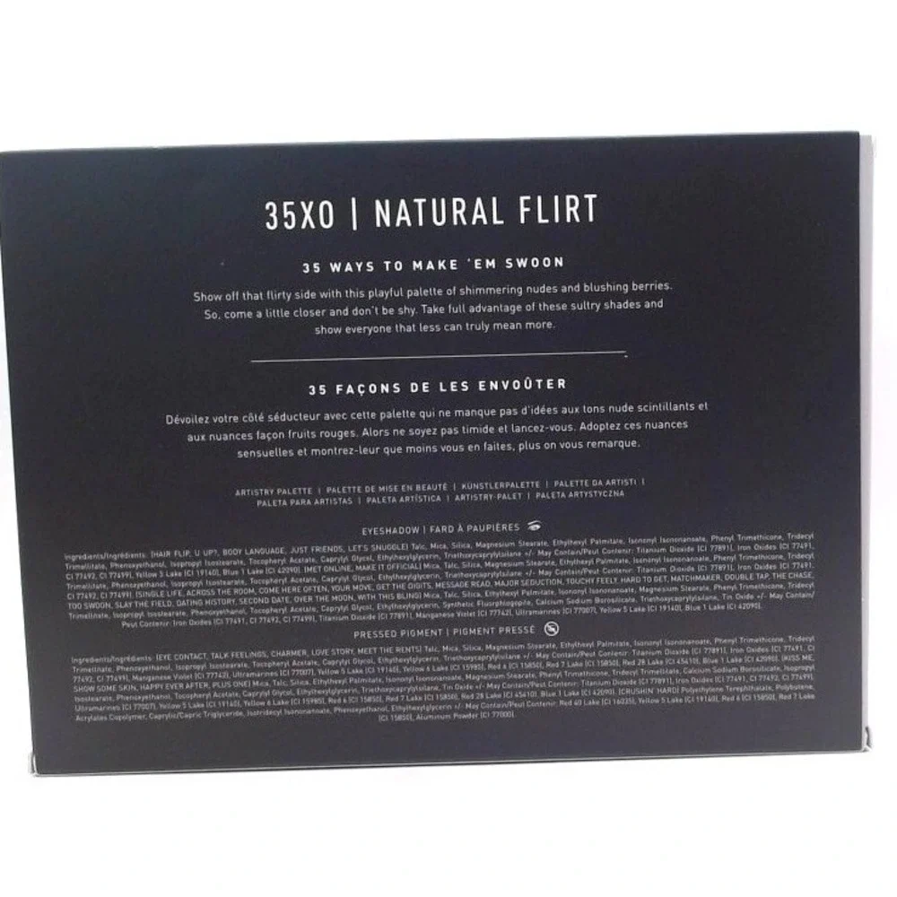 Morphe 35XO Natural Flirt Artistry Palette , BRAND NEW IN BOX